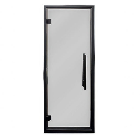 PROSAUNAS Tinted Glass Sauna Door 24x73 - Prehung Tinted Glass Sauna Door, Black Alder Frame