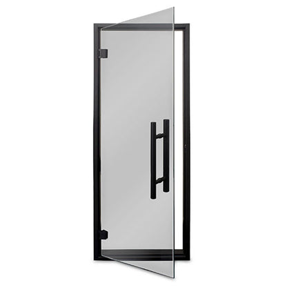 PROSAUNAS Tinted Glass Sauna Door 24x73 - Prehung Tinted Glass Sauna Door, Black Alder Frame — view 2