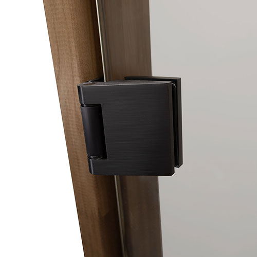 PROSAUNAS Tinted Glass Sauna Door 24x73 - Prehung Tinted Glass Sauna Door, Thermo-Aspen Frame — view 5