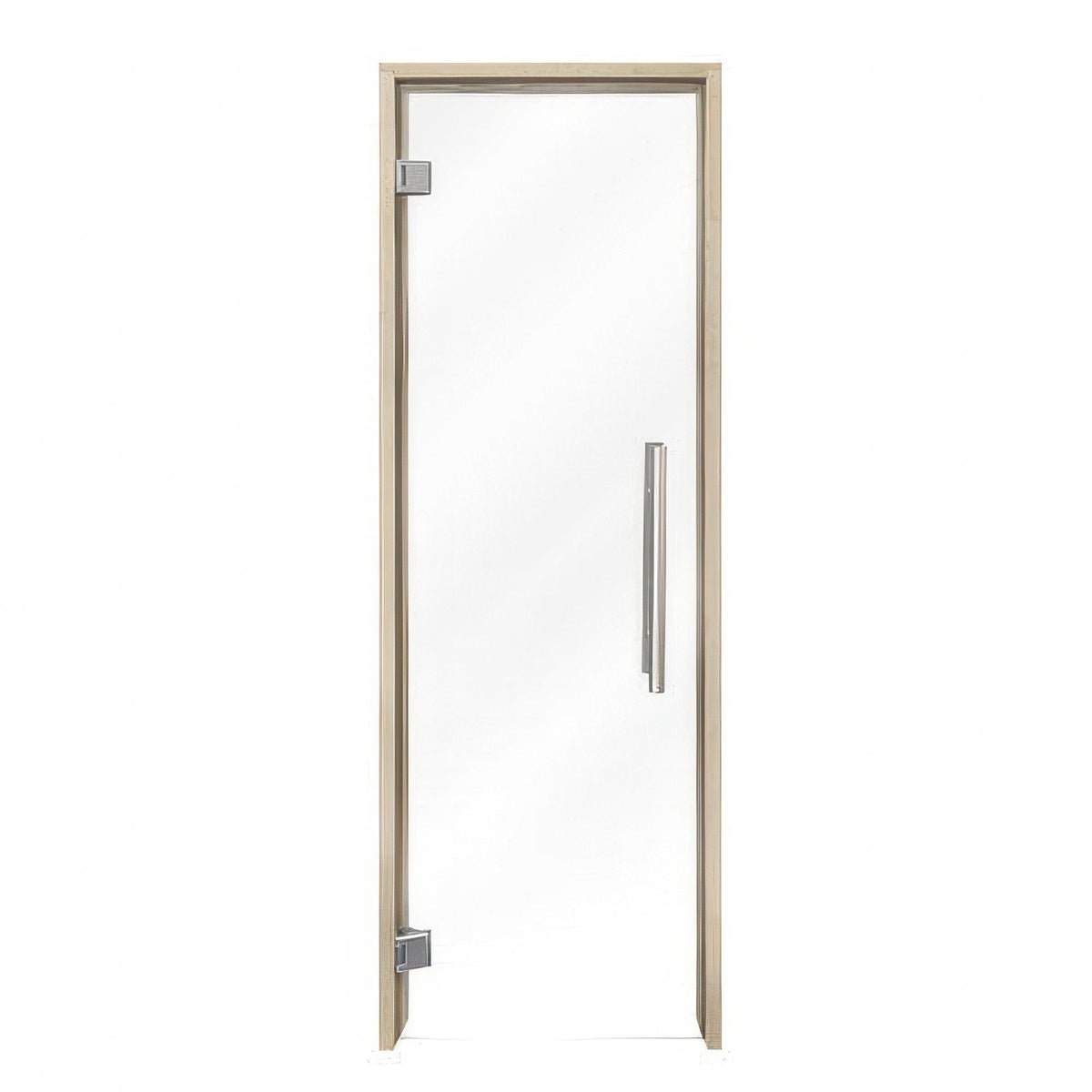 PROSAUNAS Clear Glass Sauna Door 24x81 - Prehung Clear Glass Sauna Door, Aspen