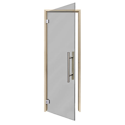 PROSAUNAS Tinted Glass Sauna Door 24x81 - Prehung Tinted Glass Sauna Door, Aspen — view 2