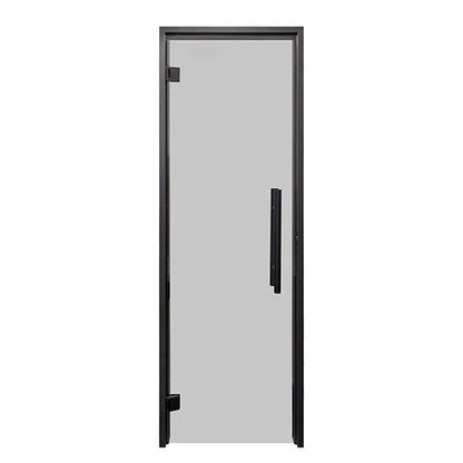 PROSAUNAS Tinted Glass Sauna Door 24x81 - Prehung Tinted Glass Sauna Door, Black Alder