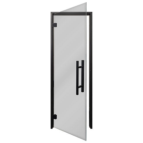PROSAUNAS Tinted Glass Sauna Door 24x81 - Prehung Tinted Glass Sauna Door, Black Alder — view 2