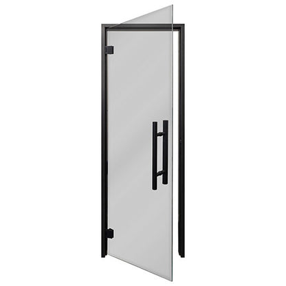 PROSAUNAS Tinted Glass Sauna Door 24x81 - Prehung Tinted Glass Sauna Door, Black Alder — view 2