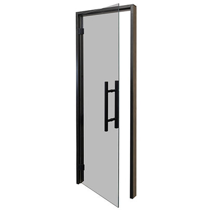 PROSAUNAS Tinted Glass Sauna Door 24x81 - Prehung Tinted Glass Sauna Door, Black Alder — view 3