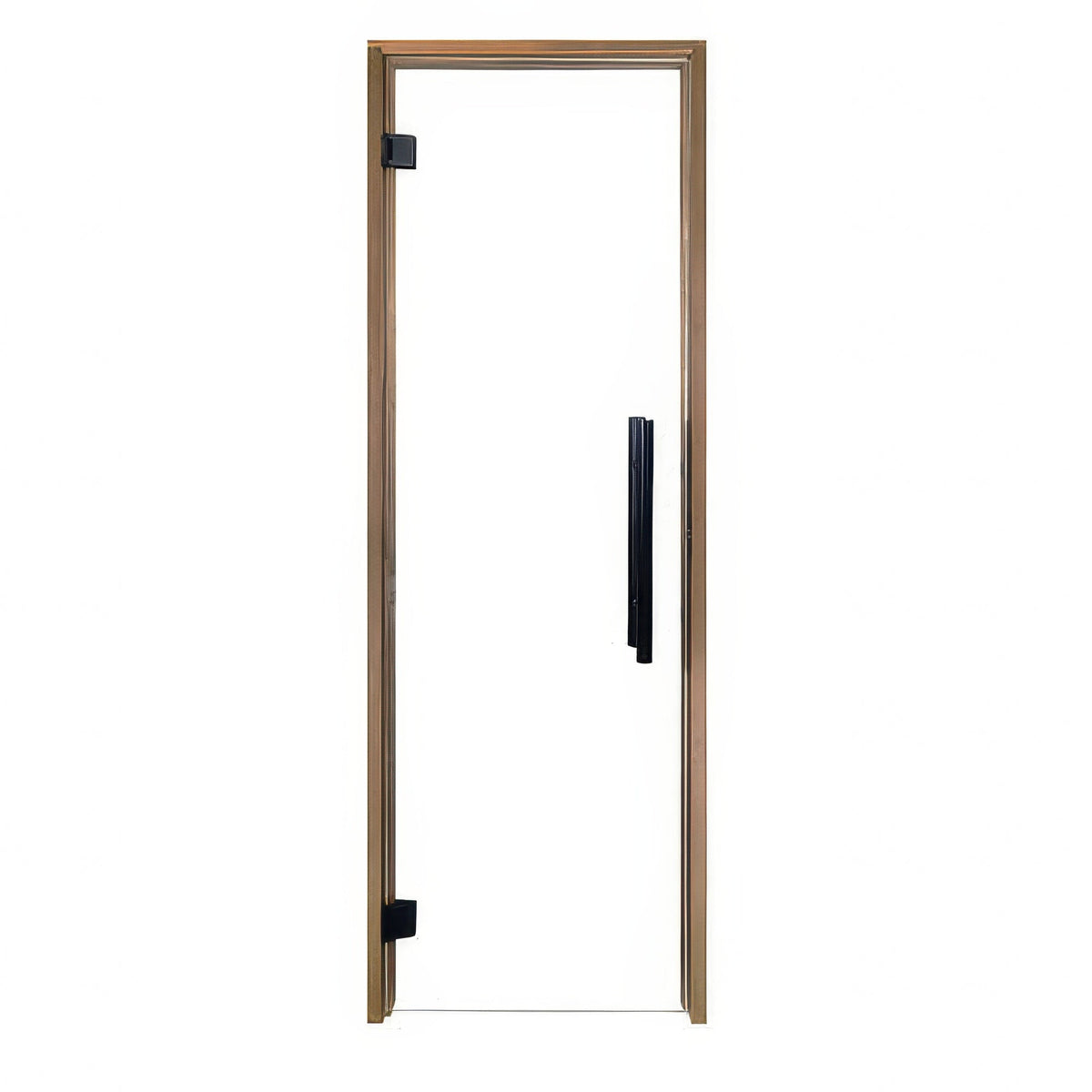 PROSAUNAS Clear Glass Sauna Door 24x81 - Prehung Clear Glass Sauna Door, Thermo-Aspen