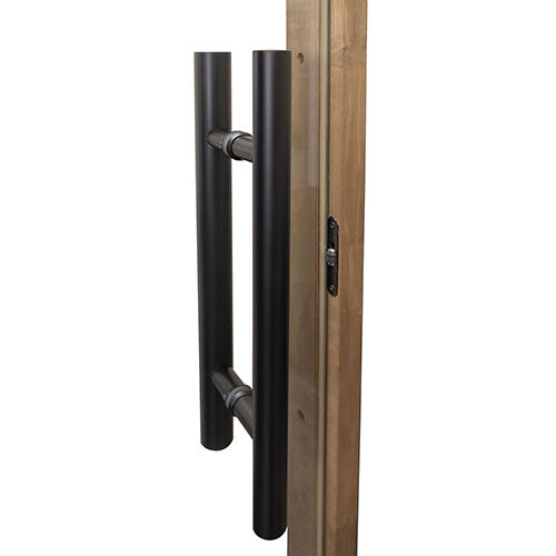 PROSAUNAS Clear Glass Sauna Door 24x81 - Prehung Clear Glass Sauna Door, Thermo-Aspen — view 4