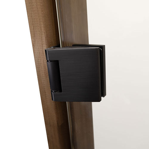 PROSAUNAS Clear Glass Sauna Door 24x81 - Prehung Clear Glass Sauna Door, Thermo-Aspen — view 5