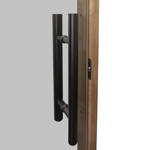 PROSAUNAS Tinted Glass Sauna Door 24x81 - Prehung Tinted Glass Sauna Door, Thermo-Aspen — view 4