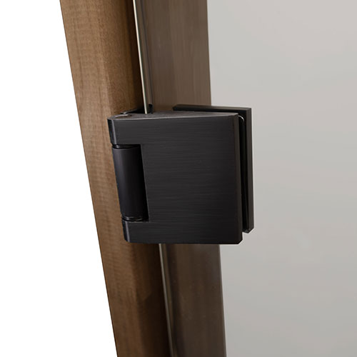 PROSAUNAS Tinted Glass Sauna Door 24x81 - Prehung Tinted Glass Sauna Door, Thermo-Aspen — view 5