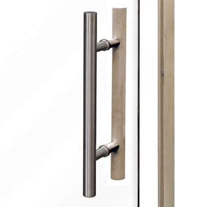 PROSAUNAS Clear ADA Glass Sauna Door 36x81 - Prehung ADA Clear Glass Sauna Door, Aspen — view 4