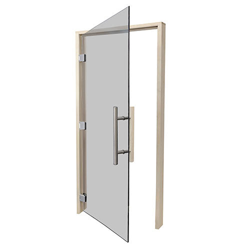 PROSAUNAS Tinted ADA Glass Sauna Door 36x81 - Prehung ADA Tinted Glass Sauna Door, Aspen — view 3