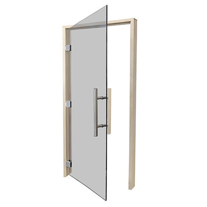 PROSAUNAS Tinted ADA Glass Sauna Door 36x81 - Prehung ADA Tinted Glass Sauna Door, Aspen — view 3