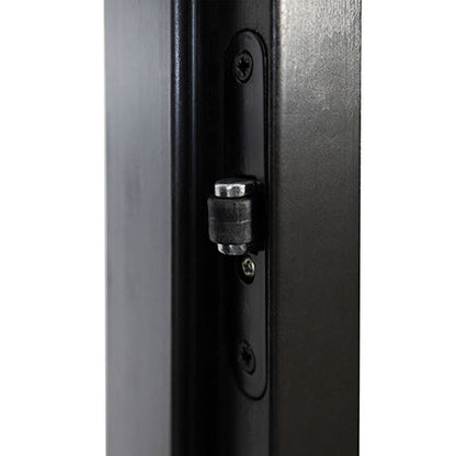 PROSAUNAS Clear ADA Glass Sauna Door 36x81 - Prehung ADA Clear Glass Sauna Door, Black Alder — view 4