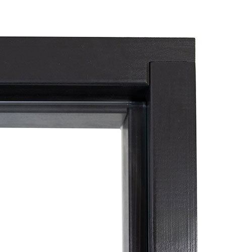 PROSAUNAS Clear ADA Glass Sauna Door 36x81 - Prehung ADA Clear Glass Sauna Door, Black Alder — view 5