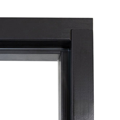 PROSAUNAS Clear ADA Glass Sauna Door 36x81 - Prehung ADA Clear Glass Sauna Door, Black Alder — view 5