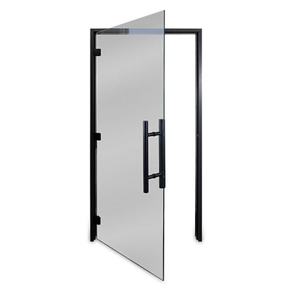 PROSAUNAS Tinted ADA Glass Sauna Door 36x81 - Prehung ADA Tinted Glass Sauna Door, Black Alder — view 2
