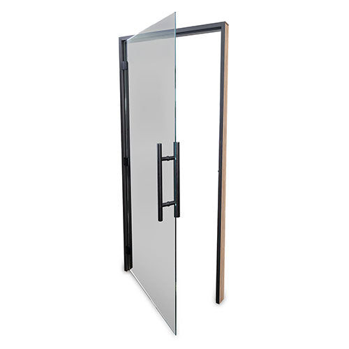 PROSAUNAS Tinted ADA Glass Sauna Door 36x81 - Prehung ADA Tinted Glass Sauna Door, Black Alder — view 3