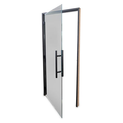 PROSAUNAS Tinted ADA Glass Sauna Door 36x81 - Prehung ADA Tinted Glass Sauna Door, Black Alder — view 3