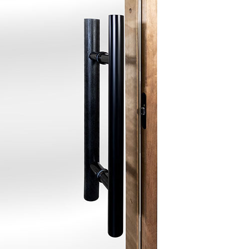 PROSAUNAS Clear ADA Glass Sauna Door 36x81 - Prehung ADA Clear Glass Sauna Door, Thermo-Aspen — view 4