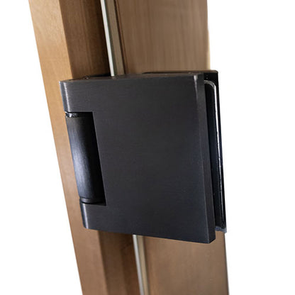 PROSAUNAS Clear ADA Glass Sauna Door 36x81 - Prehung ADA Clear Glass Sauna Door, Thermo-Aspen — view 5