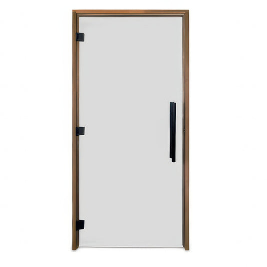 PROSAUNAS Tinted ADA Glass Sauna Door 36x81 - Prehung ADA Tinted Glass Sauna Door, Thermo-Aspen