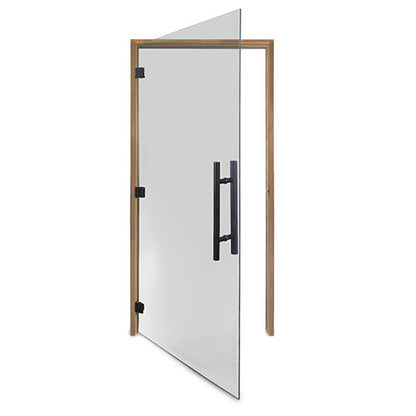 PROSAUNAS Tinted ADA Glass Sauna Door 36x81 - Prehung ADA Tinted Glass Sauna Door, Thermo-Aspen — view 2
