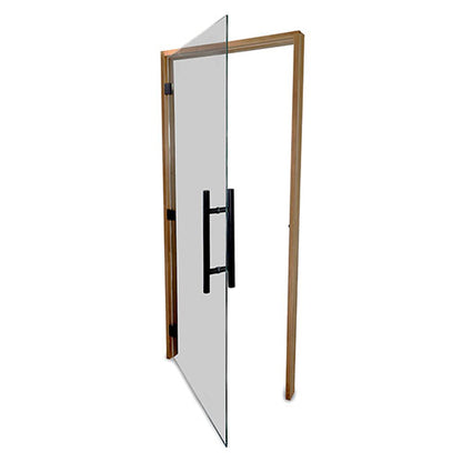 PROSAUNAS Tinted ADA Glass Sauna Door 36x81 - Prehung ADA Tinted Glass Sauna Door, Thermo-Aspen — view 3