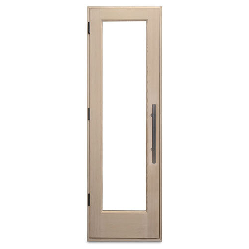 PROSAUNAS Solid Wood Sauna Door with Insulated Glass, 24" x 80" - Douglas Fir Sauna Door, Hemlock Jamb, Dual-Pane Insulated Glass — view 2