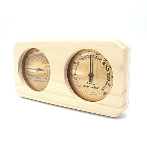 PROSAUNAS Thermometer & Hygrometer - Sauna, Thermometer & Hygrometer, Fahrenheit + Celsius