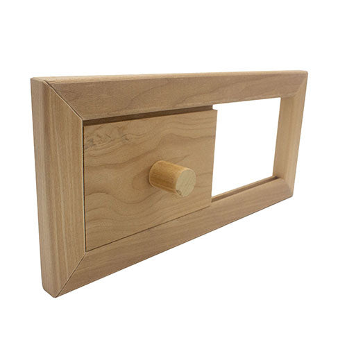 PROSAUNAS Thermo-Aspen Air Hatch - Thermo-Aspen, Sauna, Ventilation Hatch, .5" x 5.2" x 11"