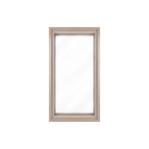 PROSAUNAS Framed Dual Pane Glass Sauna Window, 16" x 30" - Hemlock Tempered Dual Pane Clear Glass Sauna Window with Hemlock Jamb — view 2