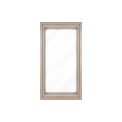 PROSAUNAS Framed Dual Pane Glass Sauna Window, 16" x 30" - Hemlock Tempered Dual Pane Clear Glass Sauna Window with Hemlock Jamb — view 2