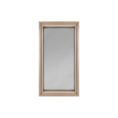 PROSAUNAS Framed Dual Pane Glass Sauna Window, 16" x 30" - Hemlock Tempered Dual Pane Tinted Glass Sauna Window with Hemlock Jamb — view 2