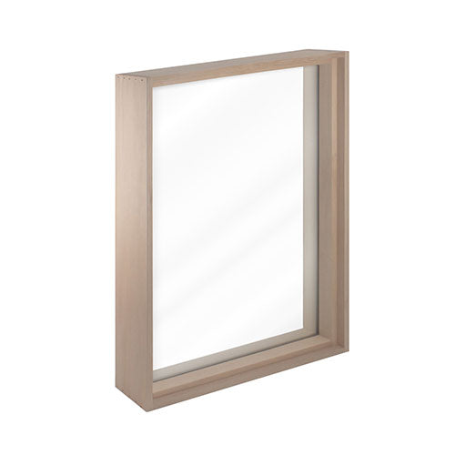 PROSAUNAS Framed Dual Pane Clear Glass Sauna Window, 24" x 36" - Hemlock Tempered Dual Pane Glass Sauna Window with Hemlock Jamb