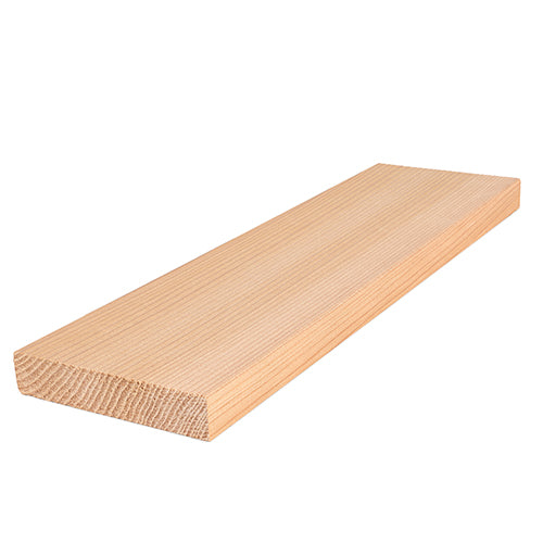 PROSAUNAS Cedar 1x4 VG S4SEE - Sauna Wood, Vertical Grain, Smooth 4 Sides Eased Edges, Bench Material