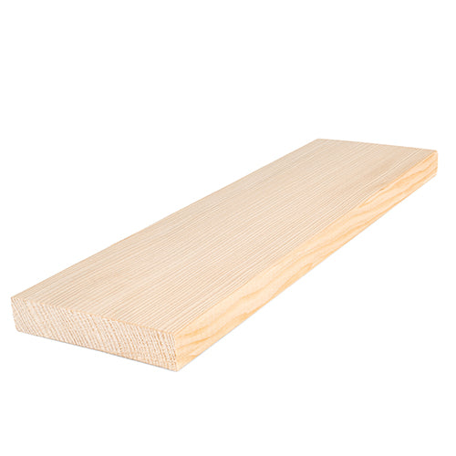 PROSAUNAS Hemlock 1x4 VG S4SEE - Sauna Wood, Vertical Grain, Clear, Smooth 4 Sides Eased Edges, Bench Material