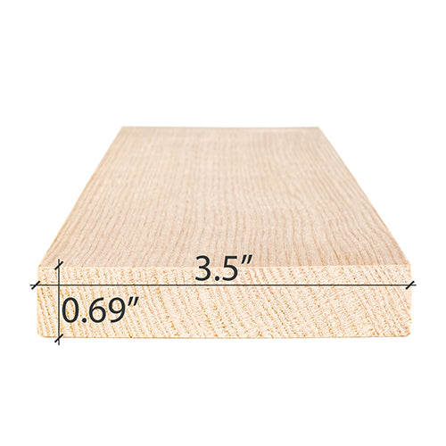 PROSAUNAS Hemlock 1x4 VG S4SEE - Sauna Wood, Vertical Grain, Clear, Smooth 4 Sides Eased Edges, Bench Material — view 4