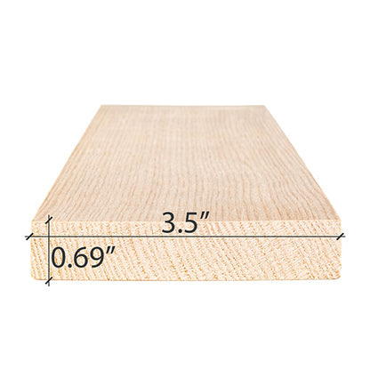 PROSAUNAS Hemlock 1x4 VG S4SEE - Sauna Wood, Vertical Grain, Clear, Smooth 4 Sides Eased Edges, Bench Material — view 4