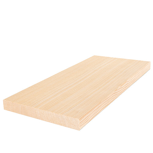 PROSAUNAS Hemlock 1x6 VG S4SEE - Sauna Wood, Vertical Grain, Smooth 4 Sides, Eased Edges, Bench Material