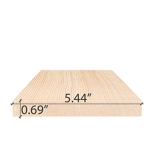 PROSAUNAS Hemlock 1x6 VG S4SEE - Sauna Wood, Vertical Grain, Smooth 4 Sides, Eased Edges, Bench Material — view 4