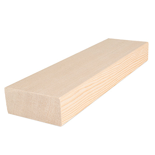 PROSAUNAS Hemlock 2x4 VG S4SEE - Sauna Wood, Vertical Grain, Clear, Smooth 4 Sides Eased Edges, Bench Material