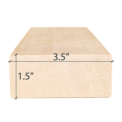 PROSAUNAS Hemlock 2x4 VG S4SEE - Sauna Wood, Vertical Grain, Clear, Smooth 4 Sides Eased Edges, Bench Material — view 4