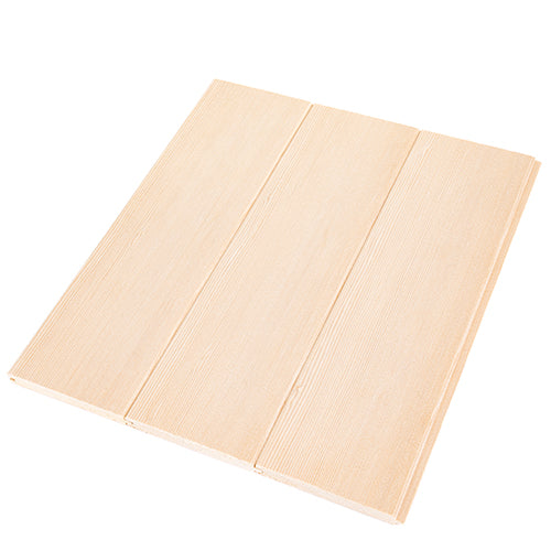 PROSAUNAS Hemlock 1/2x4 VG T&G V2E - Sauna Wood, Vertical Grain, Clear Grade A+, Tongue & Groove, V-Joint on 2 Edges of the Smooth Face, Wall Material — view 5