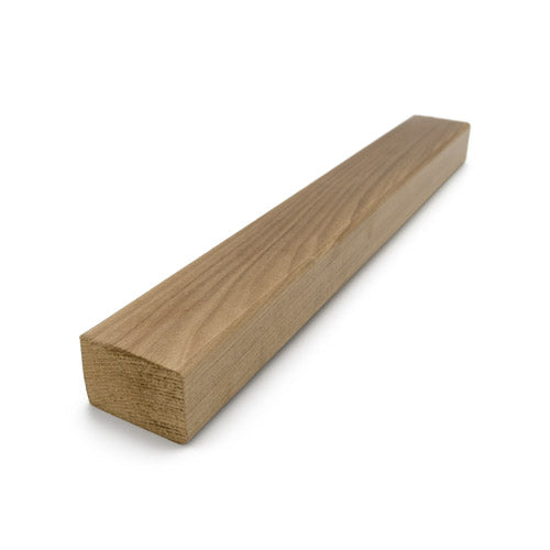 PROSAUNAS Thermo-Aspen 2x2 (28mm x 42mm) S4SEE SHP - Sauna Wood, Smooth 4 Sides, Eased Edges, Trim Moulding, SHP Profile
