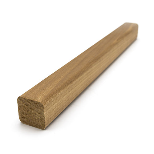PROSAUNAS Thermo-Aspen 2x2 (28mm x 28mm) S4SEE SHP - Sauna Wood, Smooth 4 Sides, Eased Edges, Trim Moulding, SHP Profile