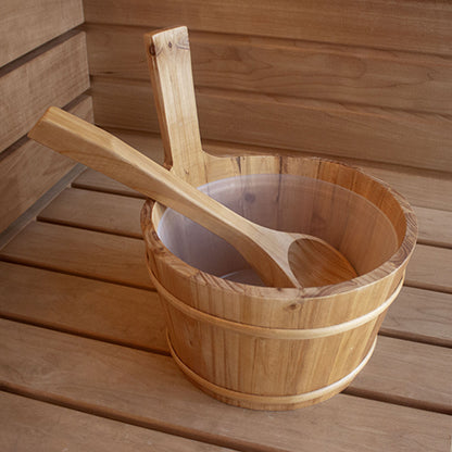 PROSAUNAS Spruce Sauna Ladle - Traditional Spruce Wood Sauna Ladle — view 3