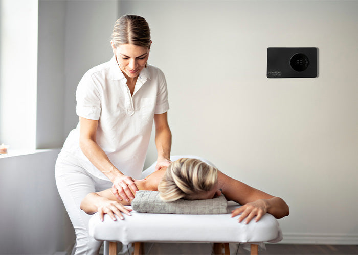 Scandia Powerzone 100 - Automatic Ozone Sterilizer — installed in a spa