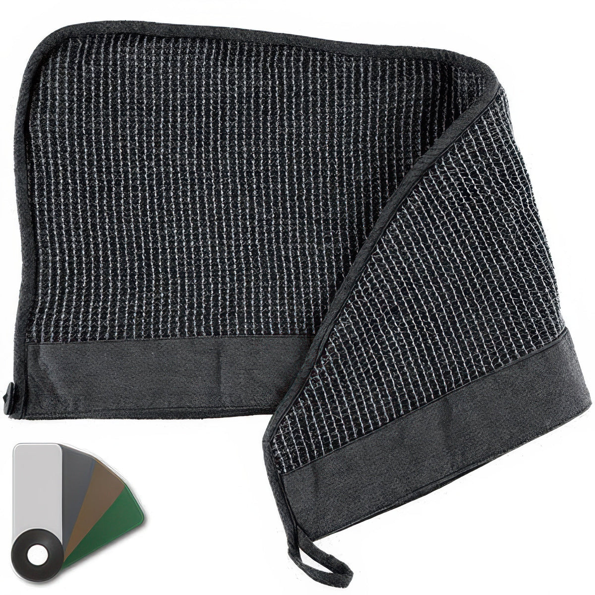 Rento Kenno Hair Towel - Hair Towel, Coconut Shell Button
