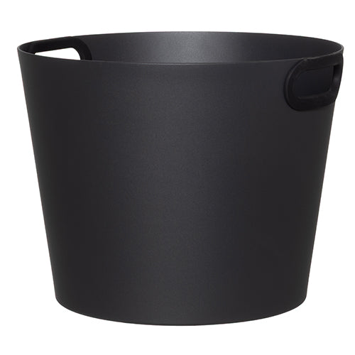 Rento Large Bucket - Sauna Bucket, Silicone Handles, Dark Grey Aluminum, 16L